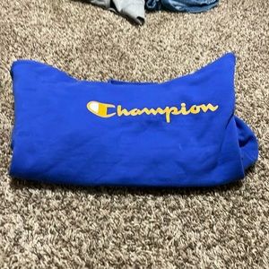 Champion blue hoodie